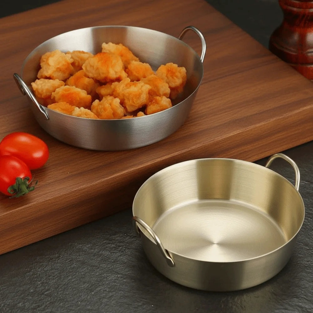 304 Stainless Steel Dual-Handle Snack & Sauce Dipping Bowl Dipping Bowl Richie's