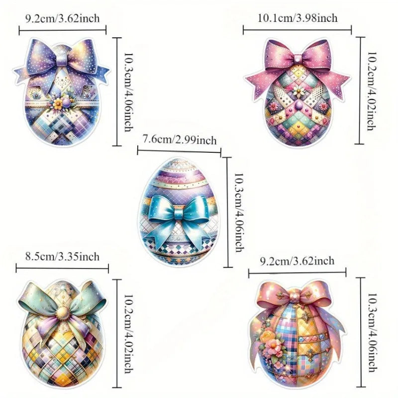 10pcs Easter Egg Hang Tags Rabbit Party Gift Labels 2026 Easter Hang Tags Richie's