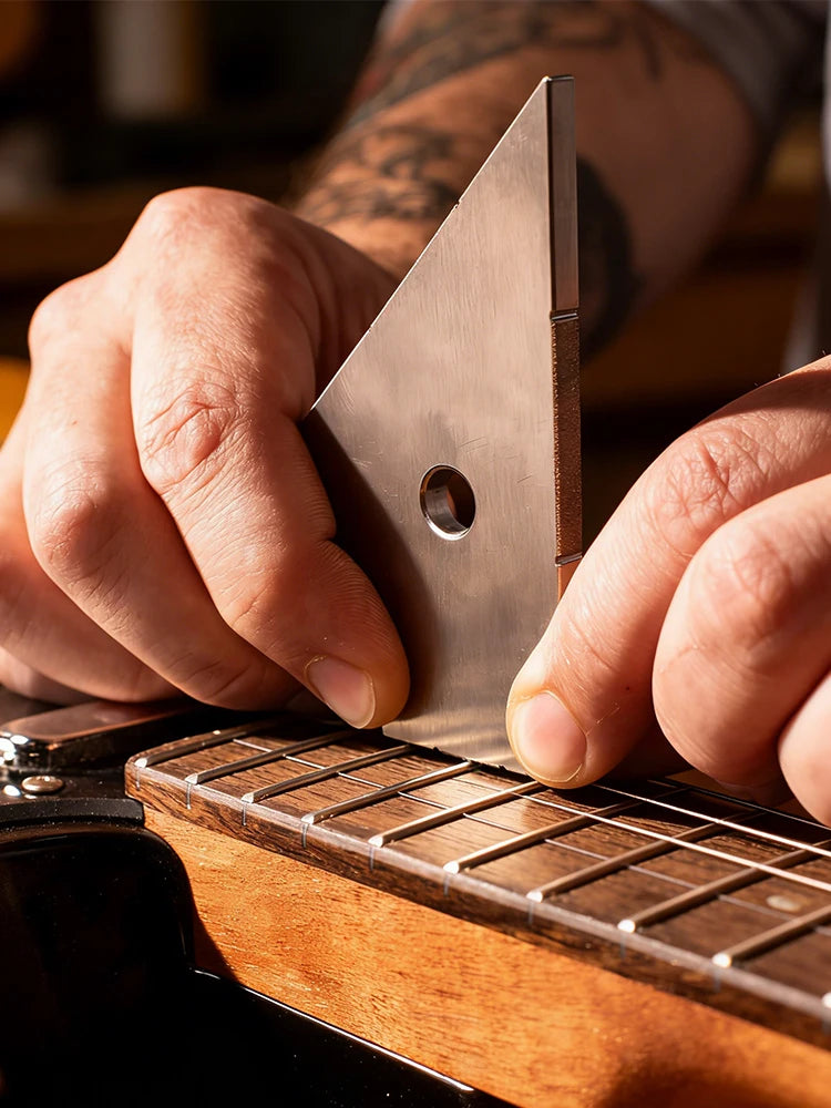 Guitar Fret Leveling Tool – Stainless Steel Diamond Luthier File Luthier Fret Tool Richie's