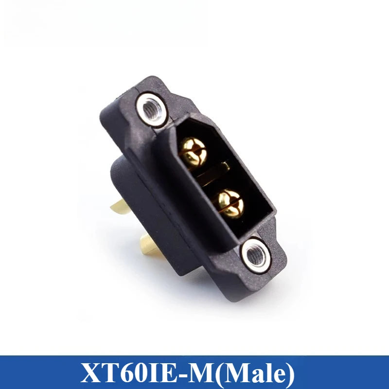 XT60 High Current Connector Plug – RC Aircraft & LiPo Battery RC Battery Connector Richie's XT60IE-M black