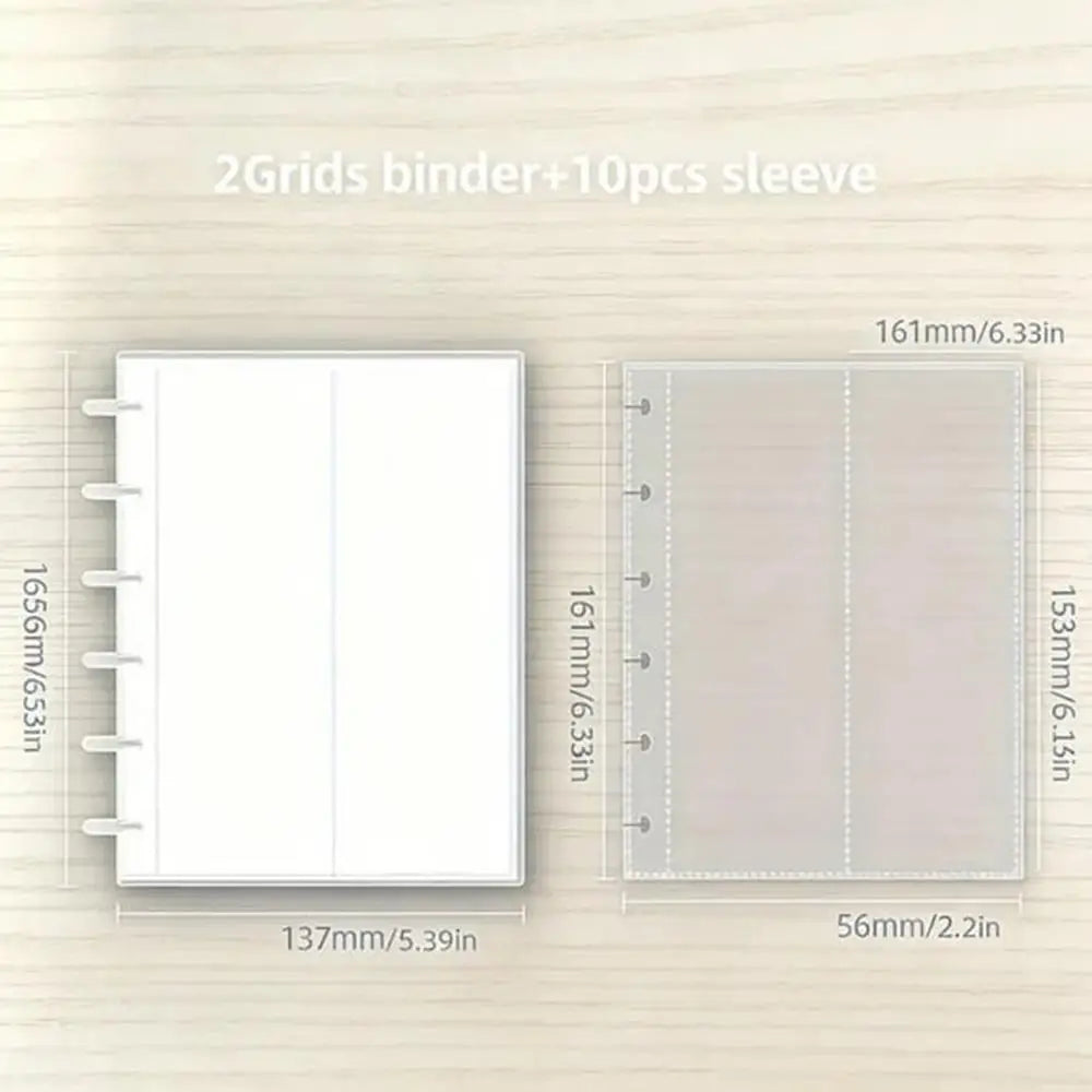Photo Booth Album Book – Clear Keepsake Scrapbook Memory Book Photo Booth Album Richie's 2 grids