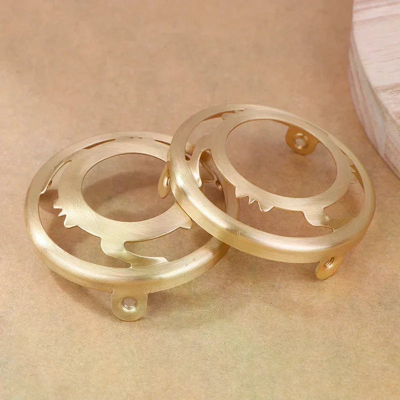 Copper E27 E14 Lampshade Ring Holder | Brass Socket Connector Lamp Socket Accessory Richie's