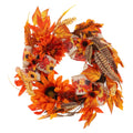 Artificial Fall Wreath Pumpkin Maple Leaves Thanksgiving Door Decor Fall Door Wreath Richie's other