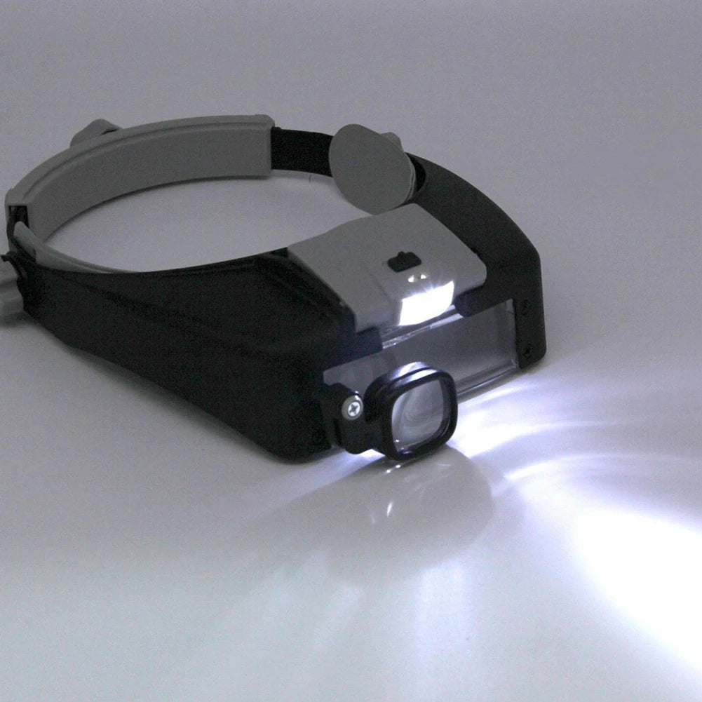 LED Headband Magnifier – Wearable Loupe for Jewelry & Watch Repair Headband Magnifier Richie's