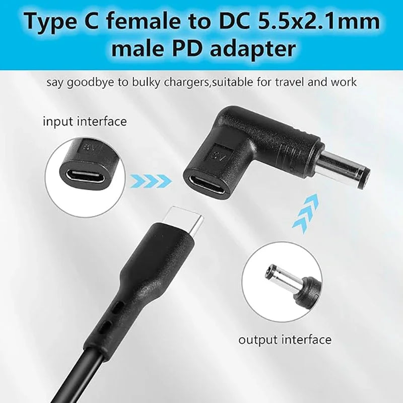 USB-C to DC Charging Adapter for PSP 1000 2000 3000 | 5V Charging Adapter Richie's