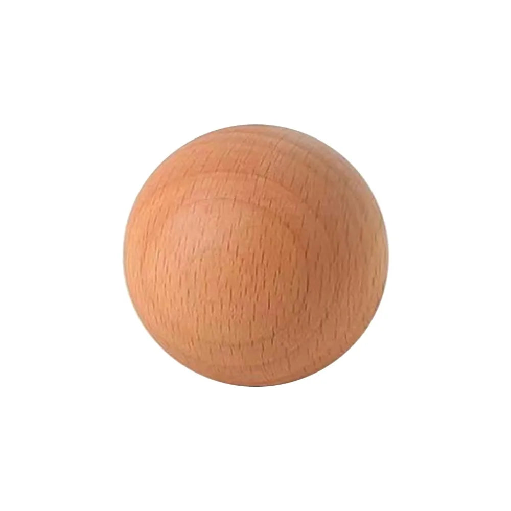 Nordic Beech Wood Round Cabinet Knob & Wall Hook | DIY Décor Wood Cabinet Knob Richie's 38mm