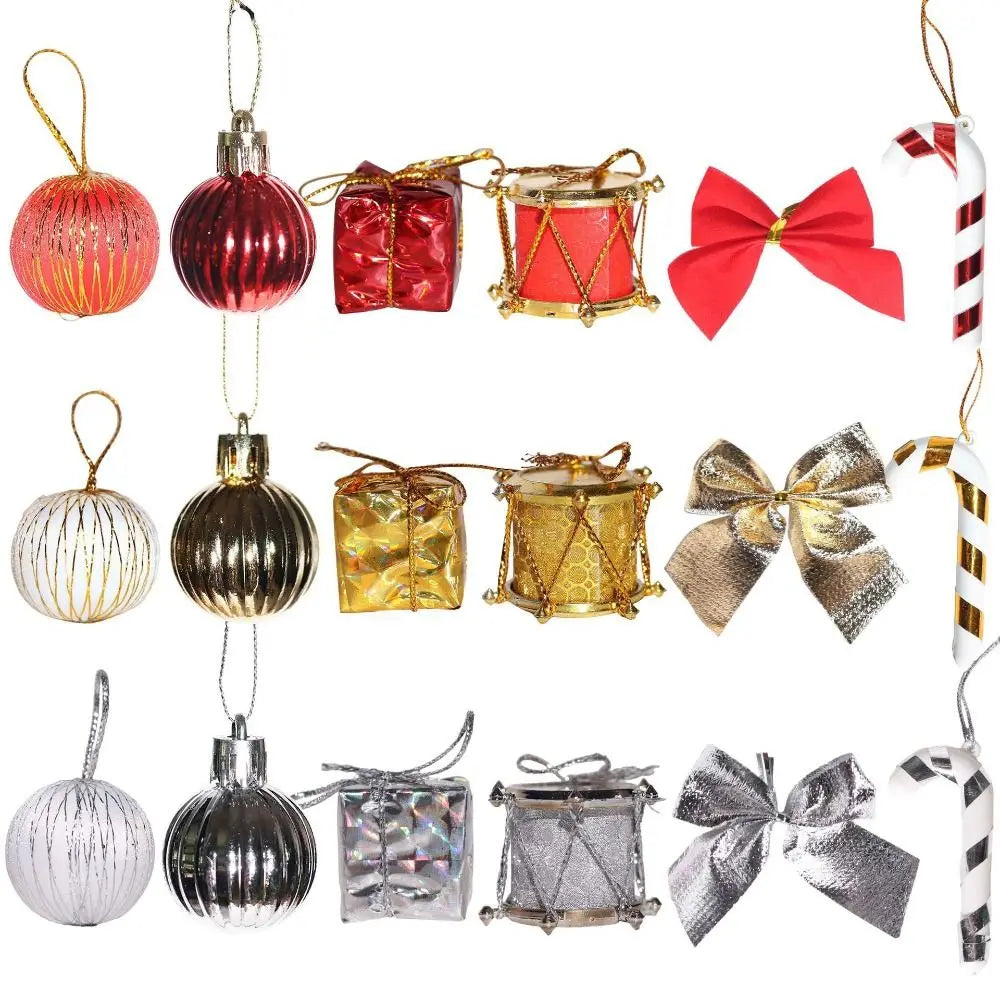 24pcs Christmas Ball Ornament Set – DIY Xmas Tree Decorations Christmas Ornament Set Richie's