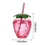 Cartoon Fruit Straw Cup | Strawberry Watermelon Pineapple Bottle Straw Water Bottle Richie's