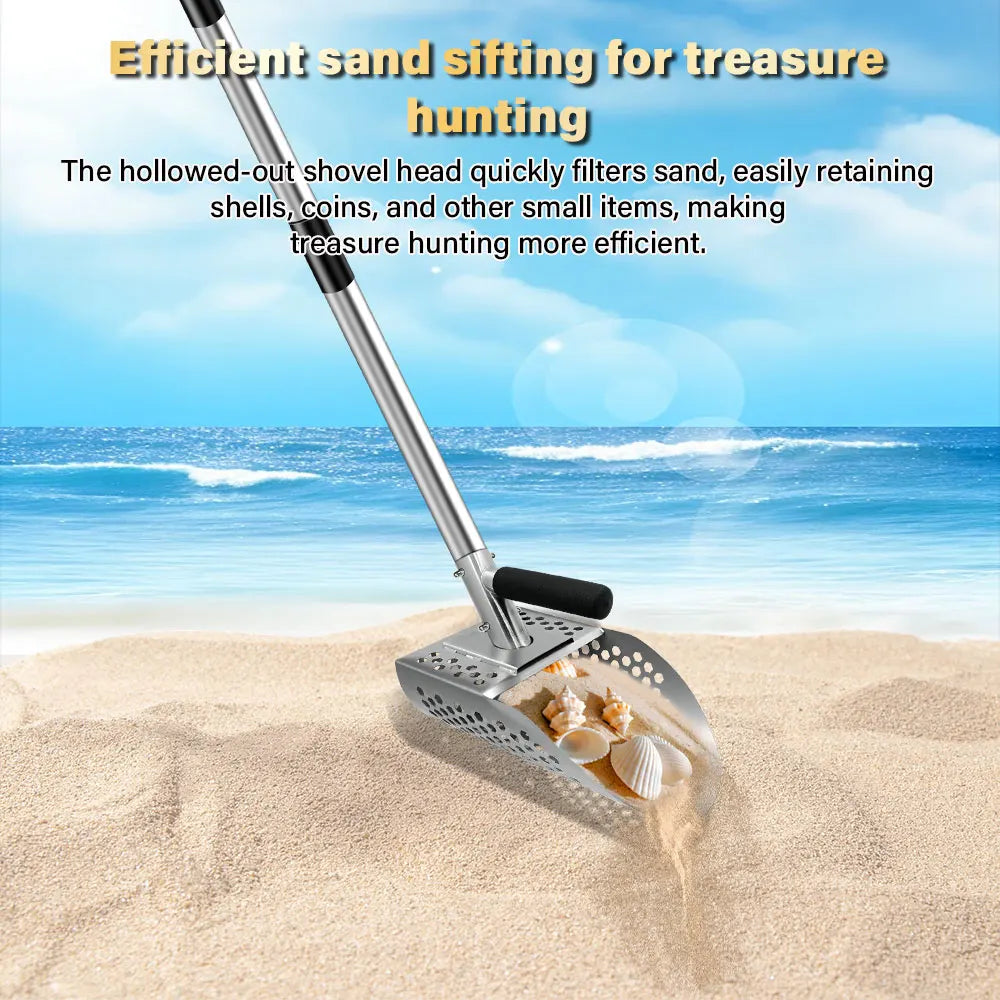 Stainless Steel Sand Scoop Sifter Shovel for Metal Detecting Metal Detecting Scoop Richie's