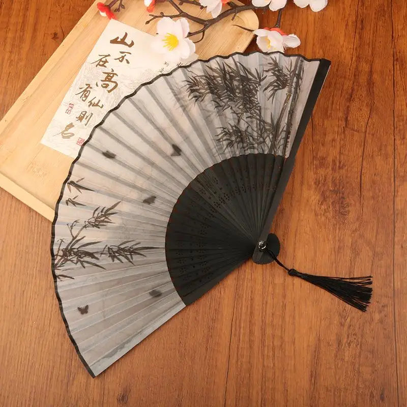 Chinese Foldable Hand Fan – Wedding & Costume Prop Foldable Hand Fan Richie's A6