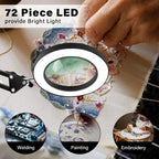 10X LED Magnifying Desk Lamp – Foldable, 3 Color Modes Magnifying Desk Lamp Richie's