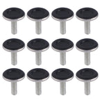 12Pcs Adjustable Furniture Leveler Feet M8x25mm – Black Furniture Leveling Feet Richie's