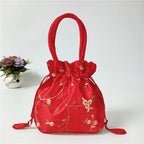 Women Embroidery Flower Cosmetic Bag – Ethnic Mini Purse & Pouch