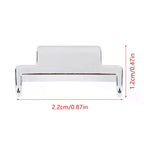 2Pcs Metal Watch Band Adapters 14mm to 20mm Strap Connectors Watch Band Adapter Richie's