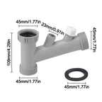 Kitchen Sink Drain Connector Threaded Nut Sealing Gasket Adapter Drain Pipe Adapter Richie's Type--E