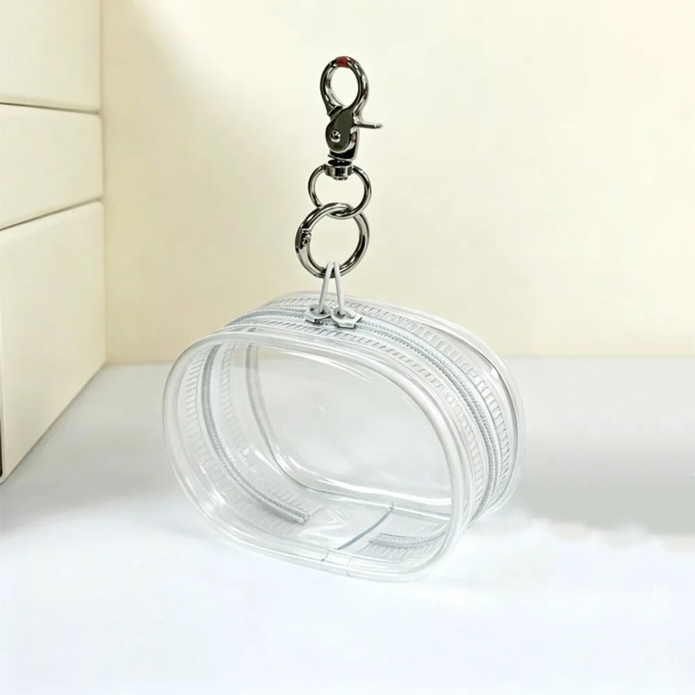 Transparent PVC Pet Food Pouch with Zipper & Hanging Loop Pet Treat Pouch Richie's Transparent 1