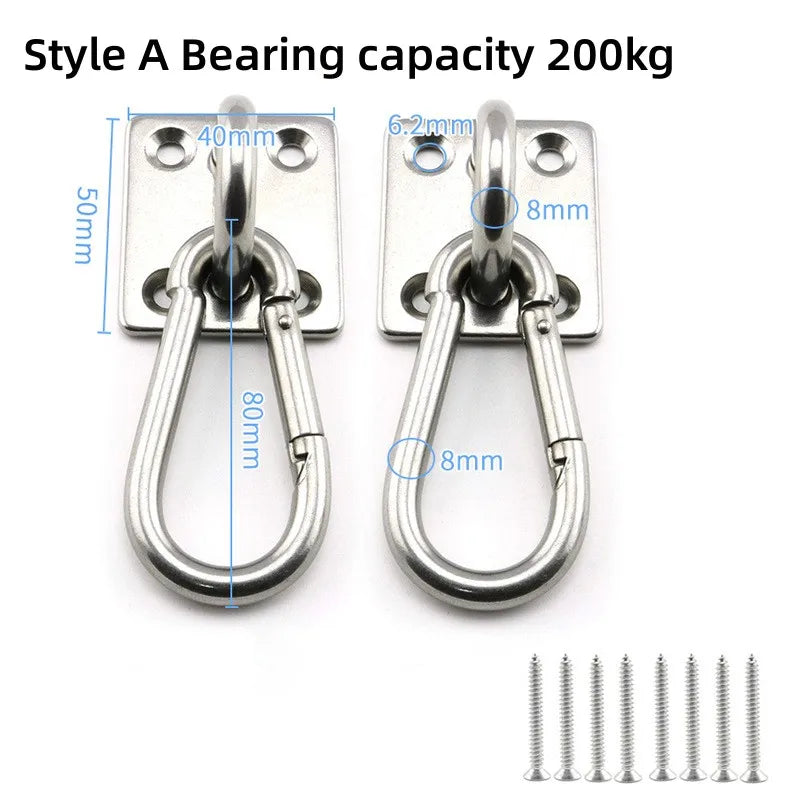 Stainless Steel Ceiling Hook Suspension Bracket – Swing & Yoga Kit Ceiling Suspension Bracket Richie's StyleA