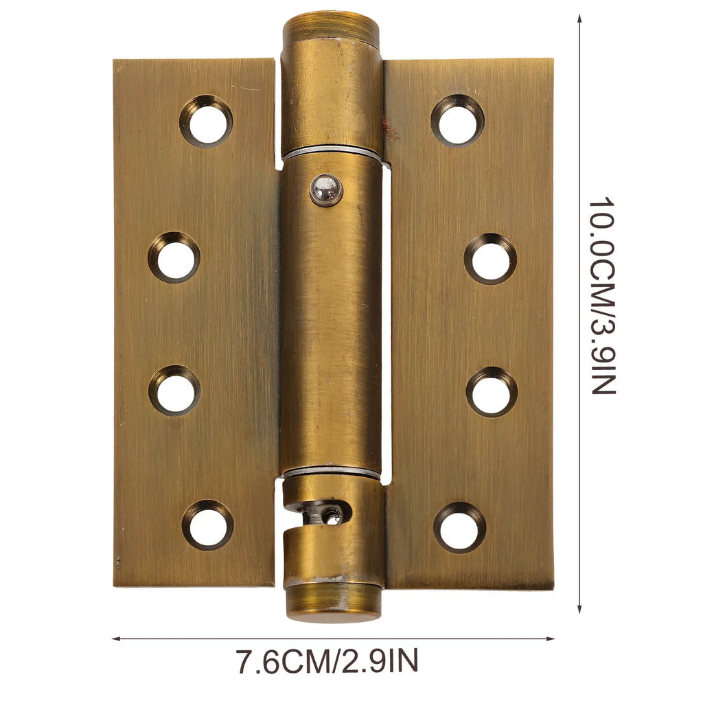 2Pcs Heavy Duty Self Closing Door Hinges – Adjustable Spring Self Closing Hinges Richie's Dark Brown
