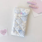 Floral Glasses Case Dustproof Button Sunglasses Storage Bag Eyewear Storage Case Richie's