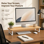Monitor Riser with Keyboard Organizer & Desktop Storage Shelf Monitor Riser Stand Richie's