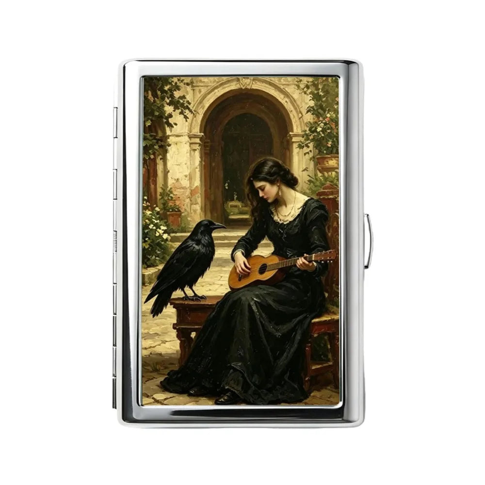 Vintage Metal Card Case – Snap-Close Business Card Holder Metal Card Case Richie's 5
