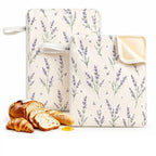 Reusable Beeswax Bread Bag – Organic Linen Sourdough Storage Bread Storage Bag Richie's 9