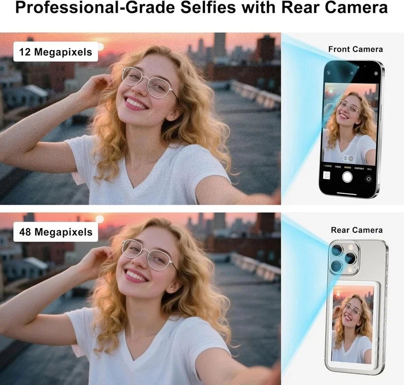 Wireless Magnetic Selfie Monitor Screen – HD Vlog iPhone Selfie Monitor Screen Richie's