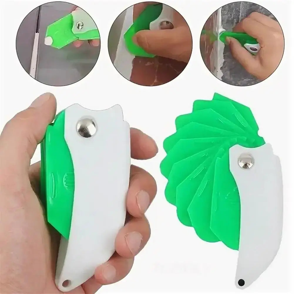 9-in-1 Silicone Caulking Tool – Grout Scraper & Spatula Caulking Scraper Tool Richie's