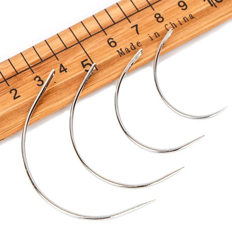 4Pcs Curved Leather Sewing Needles C-Type Shoe Repair Set Leather Sewing Needles Richie's