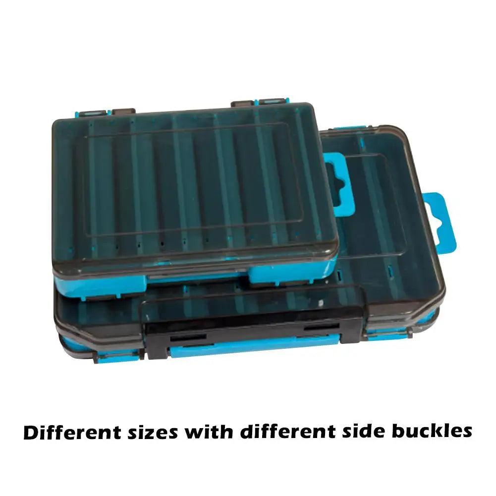 Double Sided Fishing Tackle Box – Lure & Bait Organizer Case Fishing Tackle Box Richie's