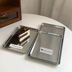 Nordic Stainless Steel Rectangular Dessert & Cake Serving Tray Serving Tray Richie's