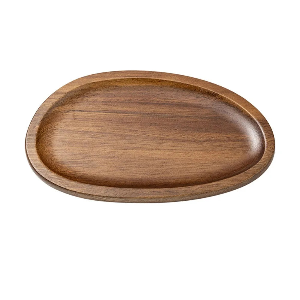 Acacia Wood Tea Tray – Japanese Style Serving Plate Wooden Serving Tray Richie's 4