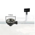 Kitchen Sink Drain Filter & Dishwasher Overflow Pipe – Copper Sink Drain Filter Richie's 114mm
