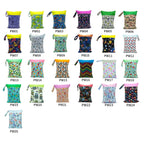 Reusable Waterproof Wet Bag with Zipper – 2 Pockets, 30x40cm Waterproof Wet Bag Richie's Ramdon Color