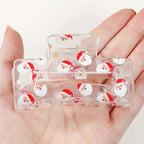 Festive Christmas Santa PVC Hair Claw Clip – Holiday Gift Hair Claw Clip Richie's
