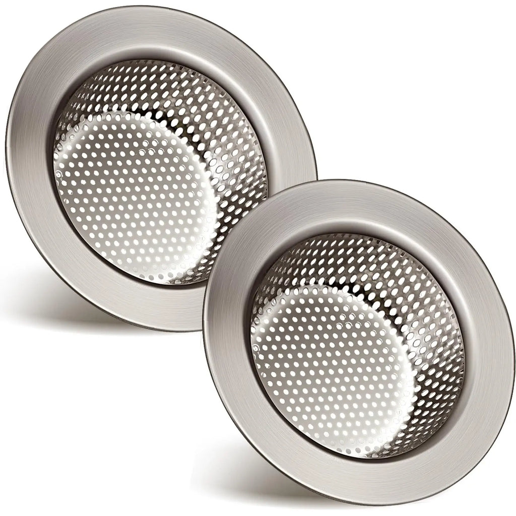 2-Pack Stainless Steel Kitchen Sink Strainer & Drain Filter Sink Drain Strainer Richie's Brushed 2pcs