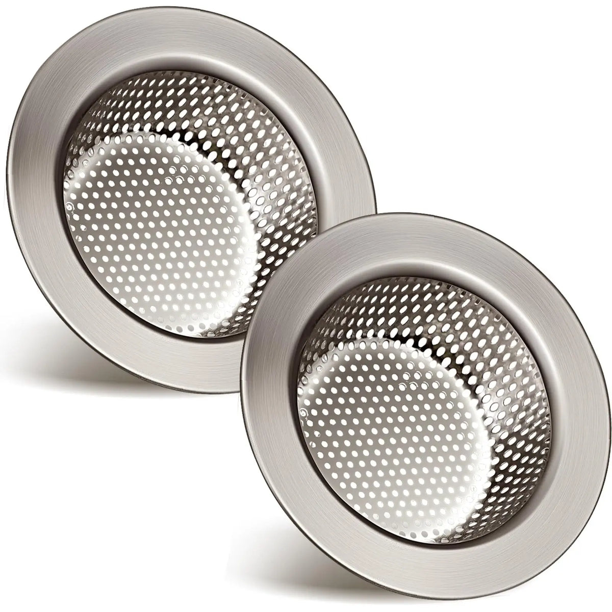 2-Pack Stainless Steel Kitchen Sink Strainer & Drain Filter Sink Drain Strainer Richie's Brushed 2pcs