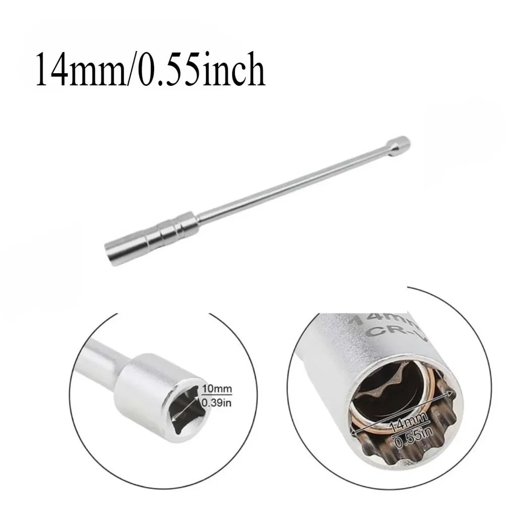 14mm Universal Joint Magnetic Spark Plug Socket Wrench Tool Spark Plug Socket Richie's