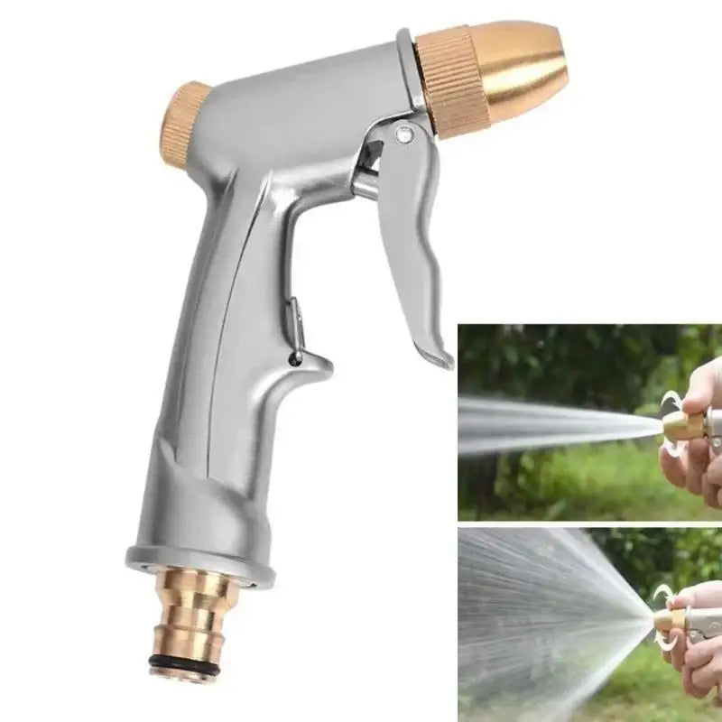 High Pressure Metal Garden Hose Nozzle – Anti-Leak Car Wash Garden Hose Nozzle Richie's