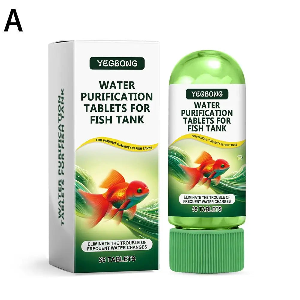 Aquarium Water Purification Tablets – Algae Remover & Clarifier Aquarium Water Tablets Richie's 1 PC
