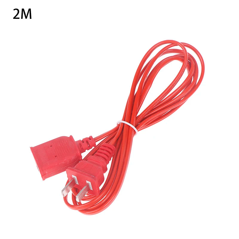 Power Extension Cord 2/3/5m with ON/OFF Switch – Two-Pin Power Extension Cord Richie's 1 Red