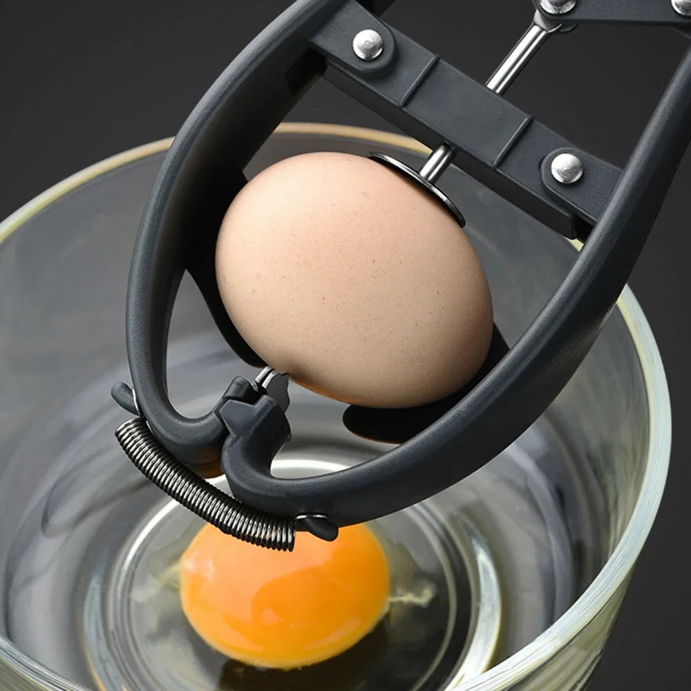 Stainless Steel Egg Cracker & Separator – Spring Design Egg Cracker Tool Richie's