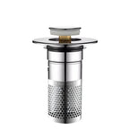Stainless Steel Pop-Up Floor Drain Filter & Hair Catcher Drain Filter Stopper Richie's