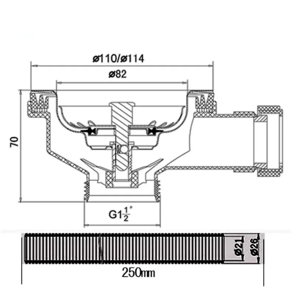 Kitchen Sink Drain Filter & Dishwasher Overflow Pipe – Copper Sink Drain Filter Richie's