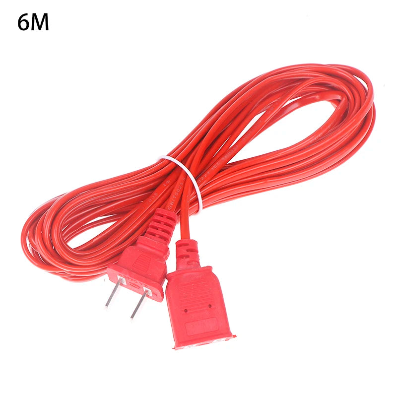 Power Extension Cord 2/3/5m with ON/OFF Switch – Two-Pin Power Extension Cord Richie's 3 Red