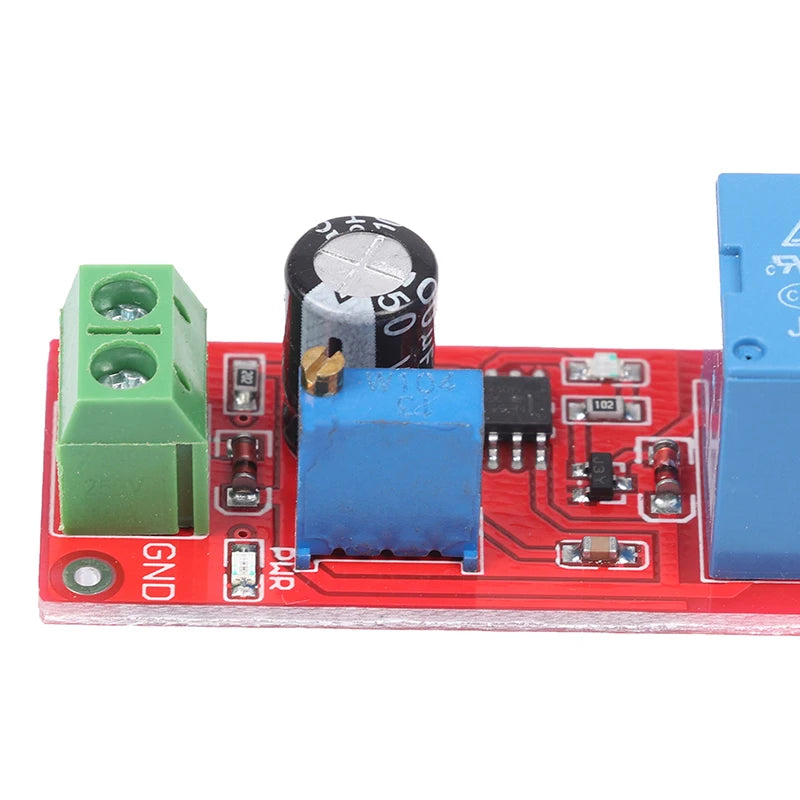 NE555 DC 12V Delay Relay Timer Switch Adjustable Module Delay Relay Module Richie's one size