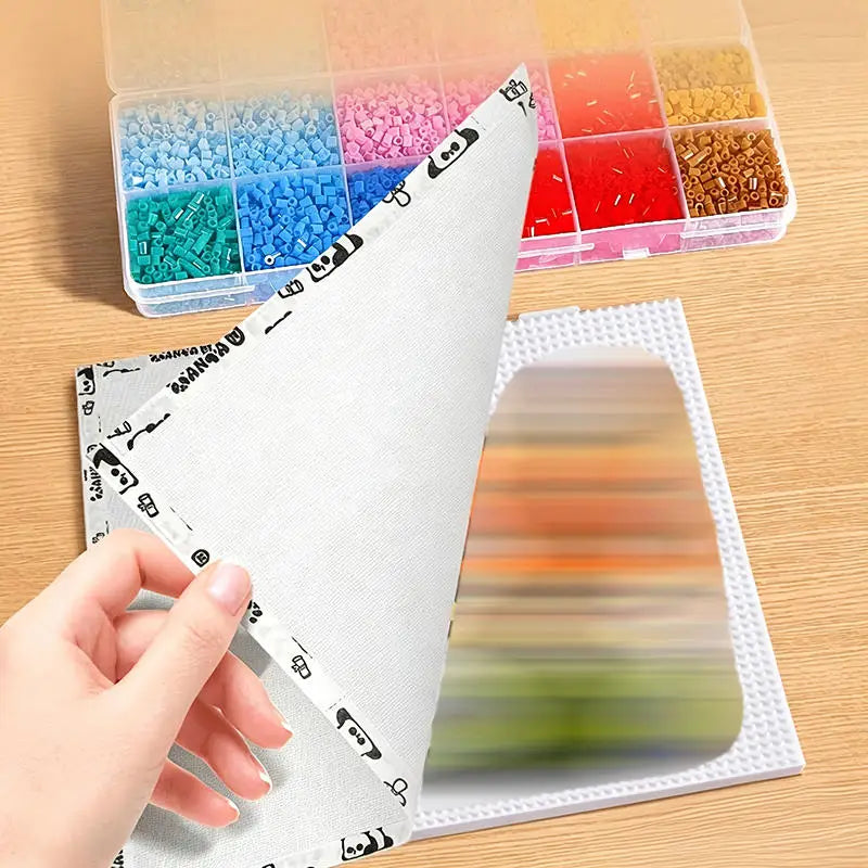 Perler Beads Iron-On Baking Cloth Mat | DIY Heat Press Paper Bead Craft Mat Richie's