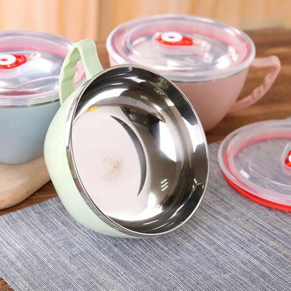 Stainless Steel Insulated Soup Bowl with Handle & Sealed Lid Insulated Lunch Bowl Richie's