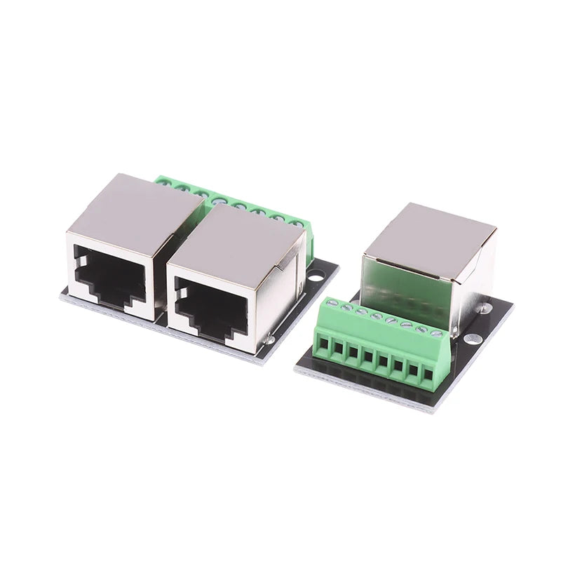 RJ45 Single & Double Female Adapter Board – 8P Network Adapter Network Adapter Board Richie's