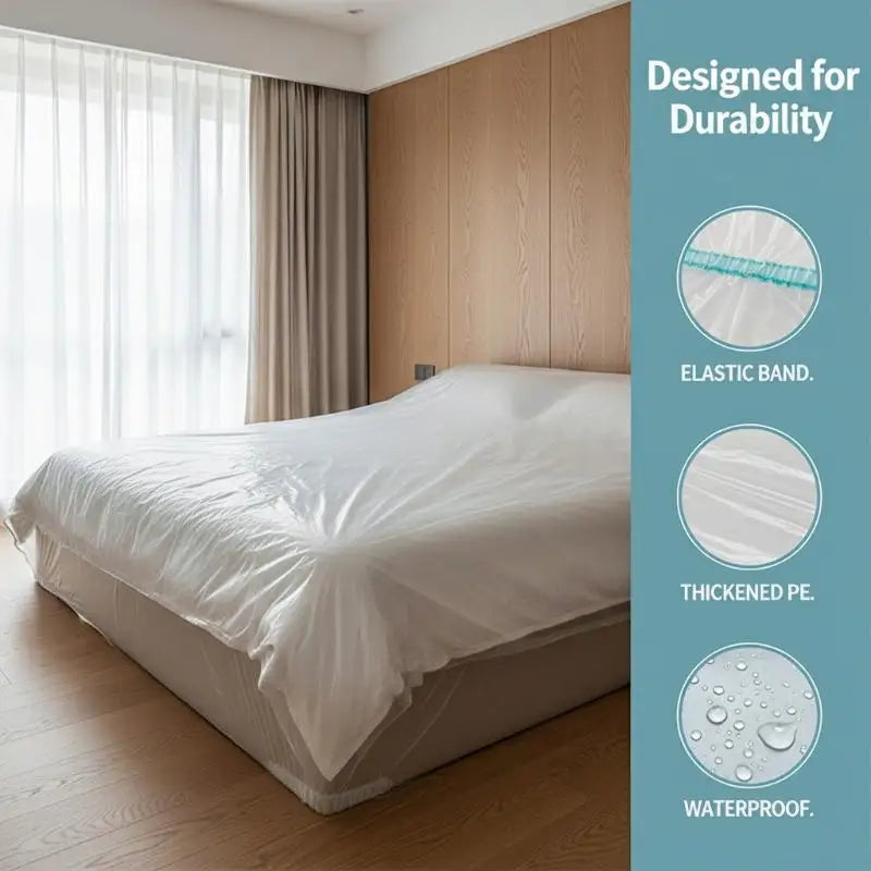 Transparent Waterproof Disposable Mattress Protector Cover Sheet Mattress Protector Richie's